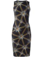 Fausto Puglisi Sun And Chain Print Dress