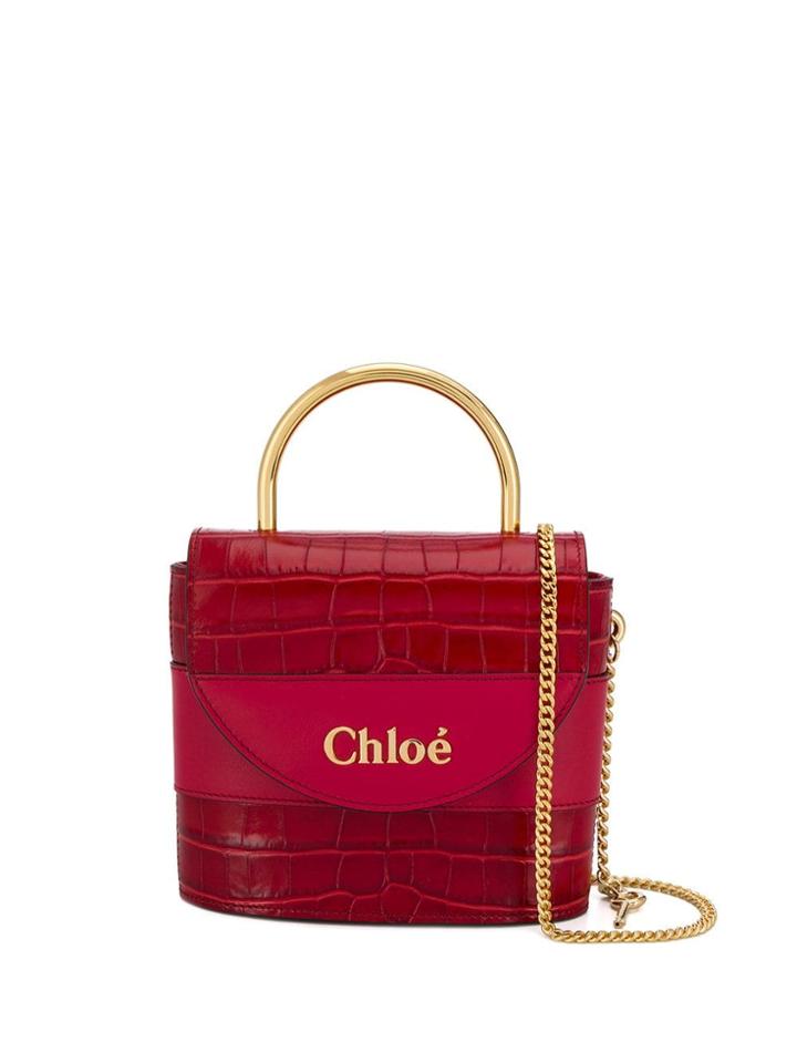 Chloé Abylock Small Padlock Bag - Red