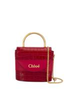 Chloé Abylock Small Padlock Bag - Red