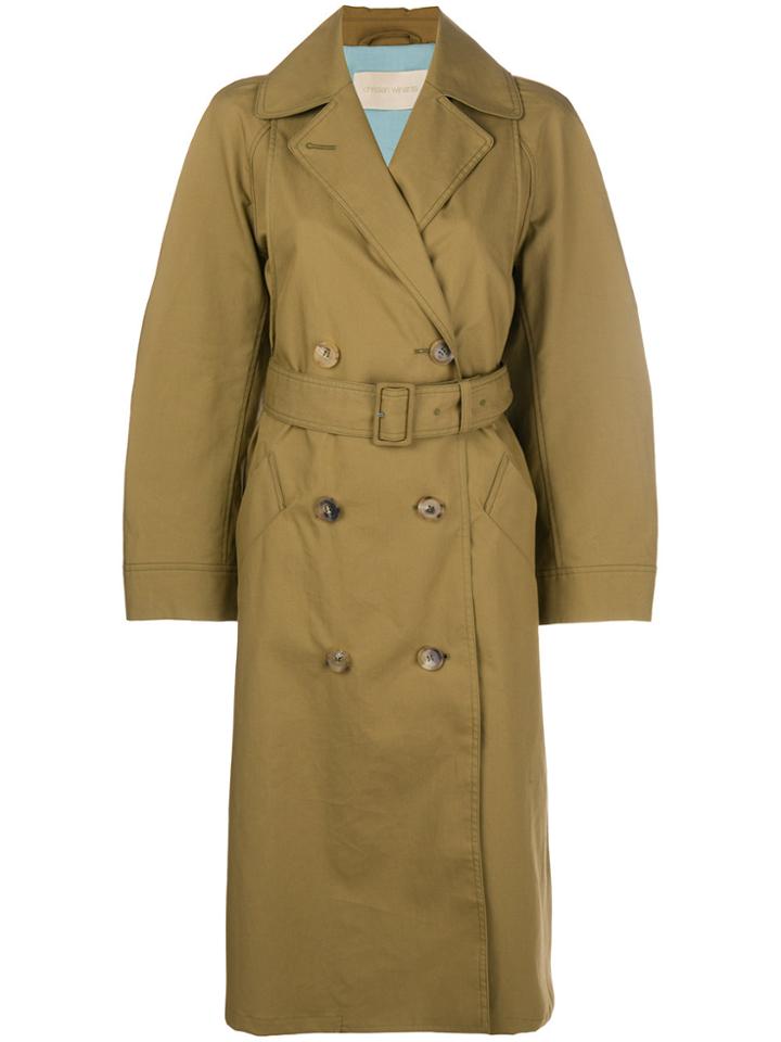 Christian Wijnants Oversized Trench Coat - Brown