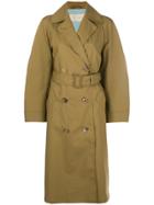 Christian Wijnants Oversized Trench Coat - Brown