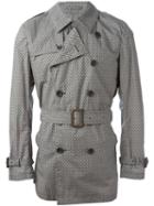 Herno - Printed Trench Coat - Men - Cotton/polyurethane - 52, Grey, Cotton/polyurethane