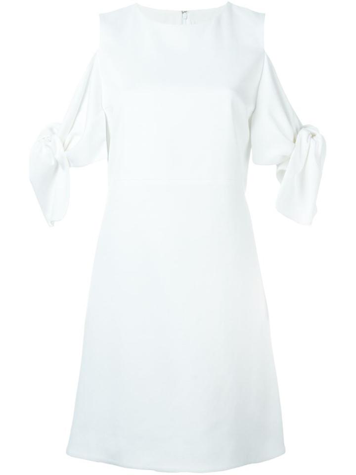 Victoria Victoria Beckham Cut-out Shoulder Fitted Dress