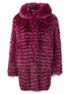 Simonetta Ravizza Clivia Coat - Pink & Purple
