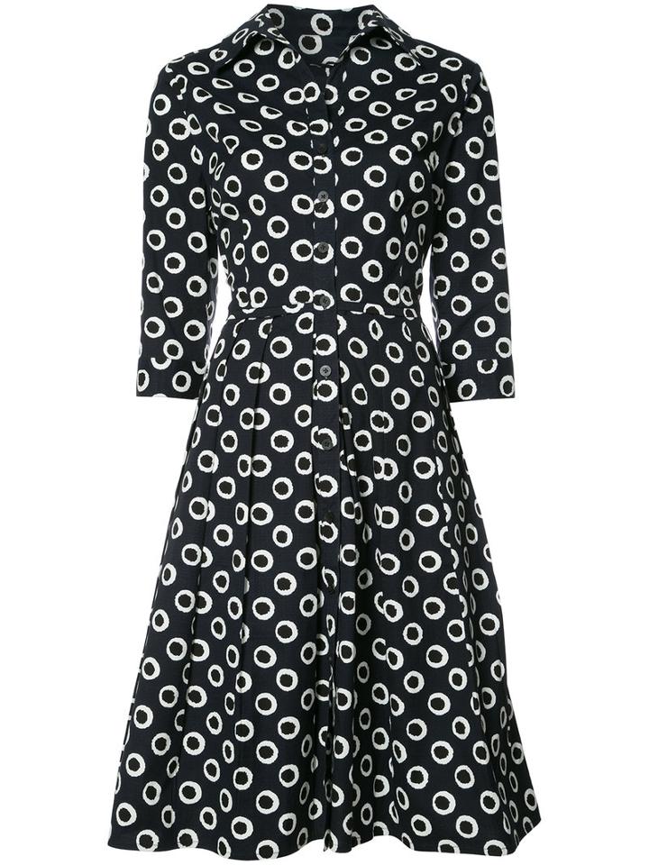 Samantha Sung Audrey Dress, Women's, Size: 6, Blue, Cotton/spandex/elastane