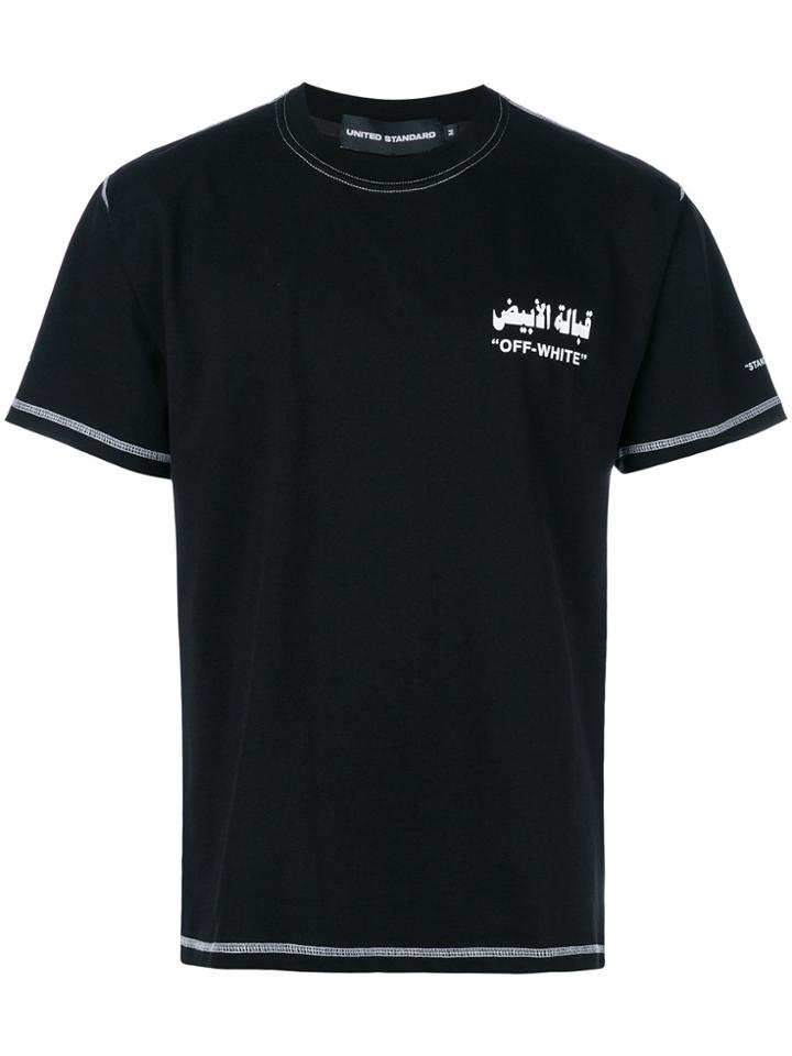 United Standard Slogan T-shirt - Black