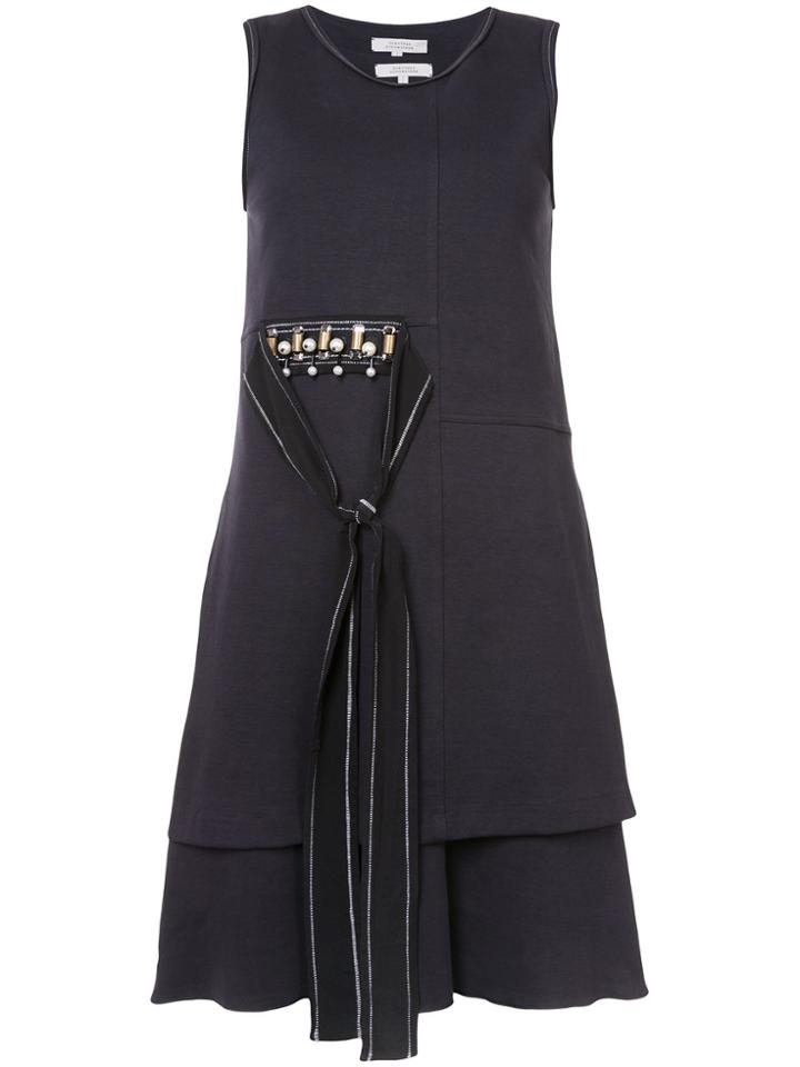 Dorothee Schumacher Embellished Belt Detail Dress - Blue
