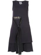 Dorothee Schumacher Embellished Belt Detail Dress - Blue