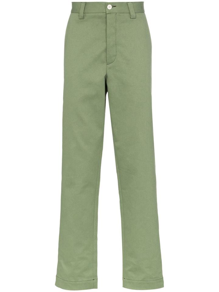 Sunnei Straight Leg Chinos - Green
