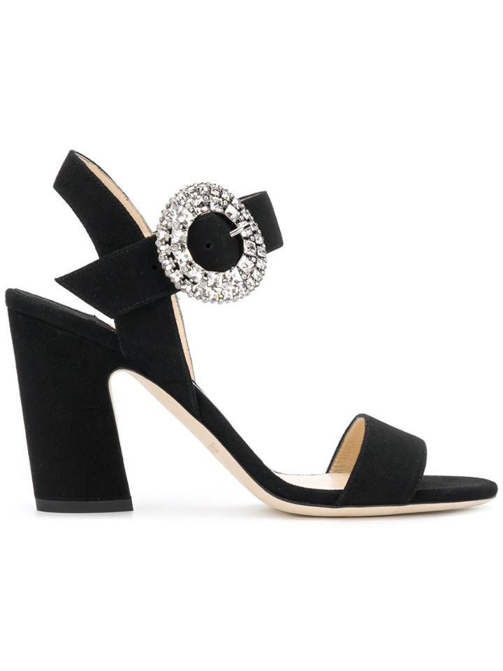Jimmy Choo Mischa 85 Sandals - Black