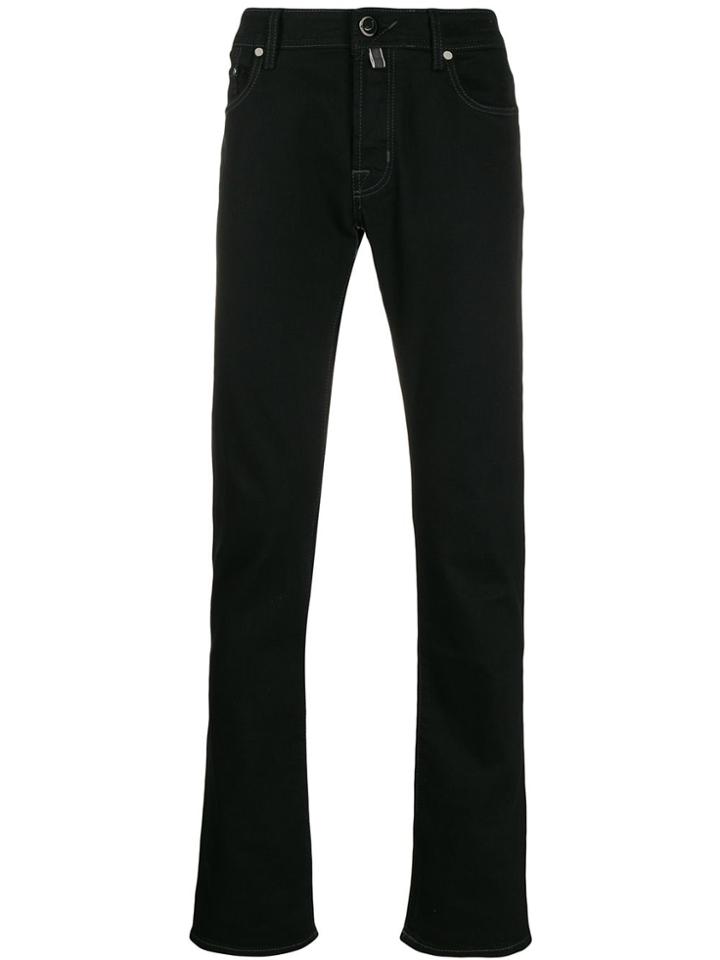 Jacob Cohen Mid-rise Slim Fit Jeans - Black