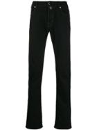 Jacob Cohen Mid-rise Slim Fit Jeans - Black