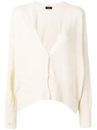 Maison Flaneur Loose Fitted Cardigan - Nude & Neutrals