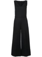 Co - Belted Jumpsuit - Women - Cotton - M, Black, Cotton