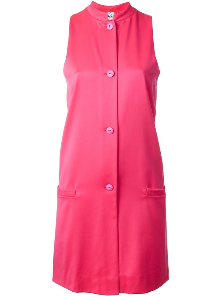 Stephen Sprouse Vintage Buttoned Sleeveless Dress