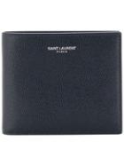 Saint Laurent Folded Cardholder - Blue