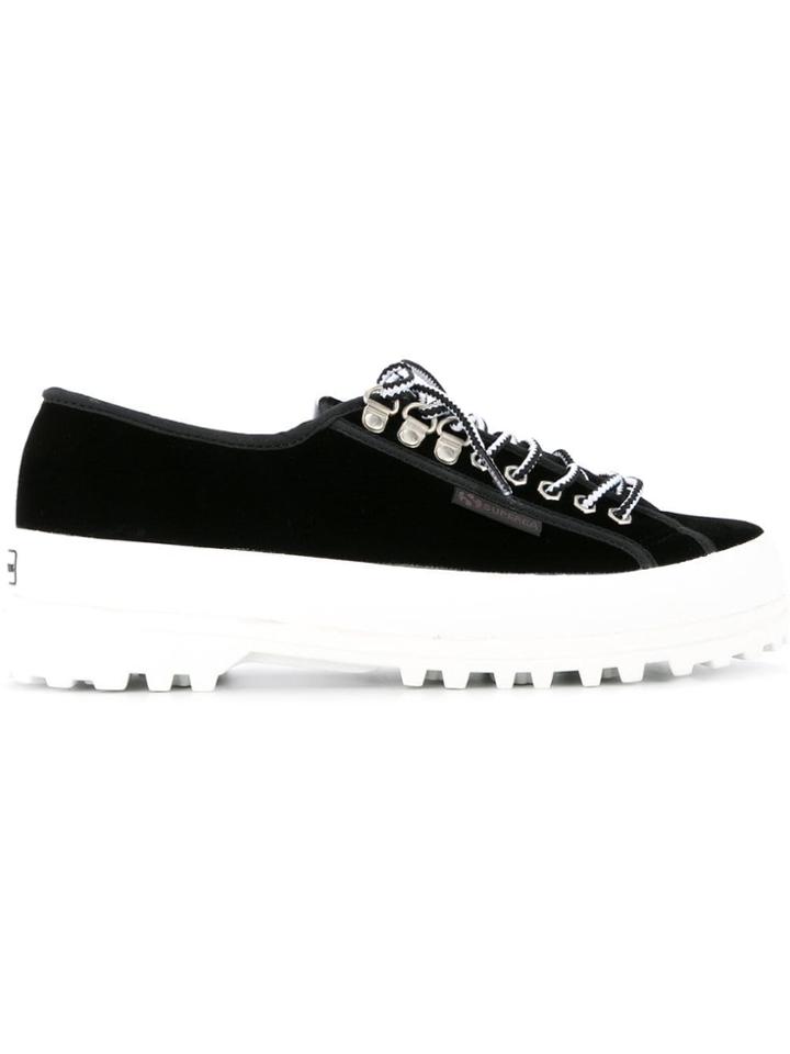 Alexa Chung Panelled Sneakers - Black