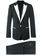 Dolce & Gabbana - Monochrome Tuxedo - Men - Silk/polyester/acetate/virgin Wool - 46, Black, Silk/polyester/acetate/virgin Wool