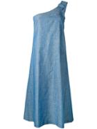Société Anonyme - 'asy Work' Dress - Women - Cotton - 3, Blue, Cotton