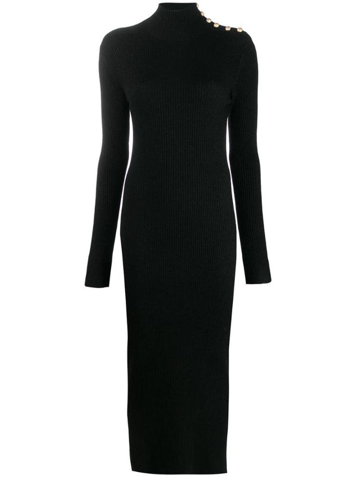 Zadig & Voltaire Ribbed Knit Sweater Dress - Black