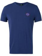 Fendi - Logo Patch T-shirt - Men - Bamboo/viscose - 48, Blue, Bamboo/viscose