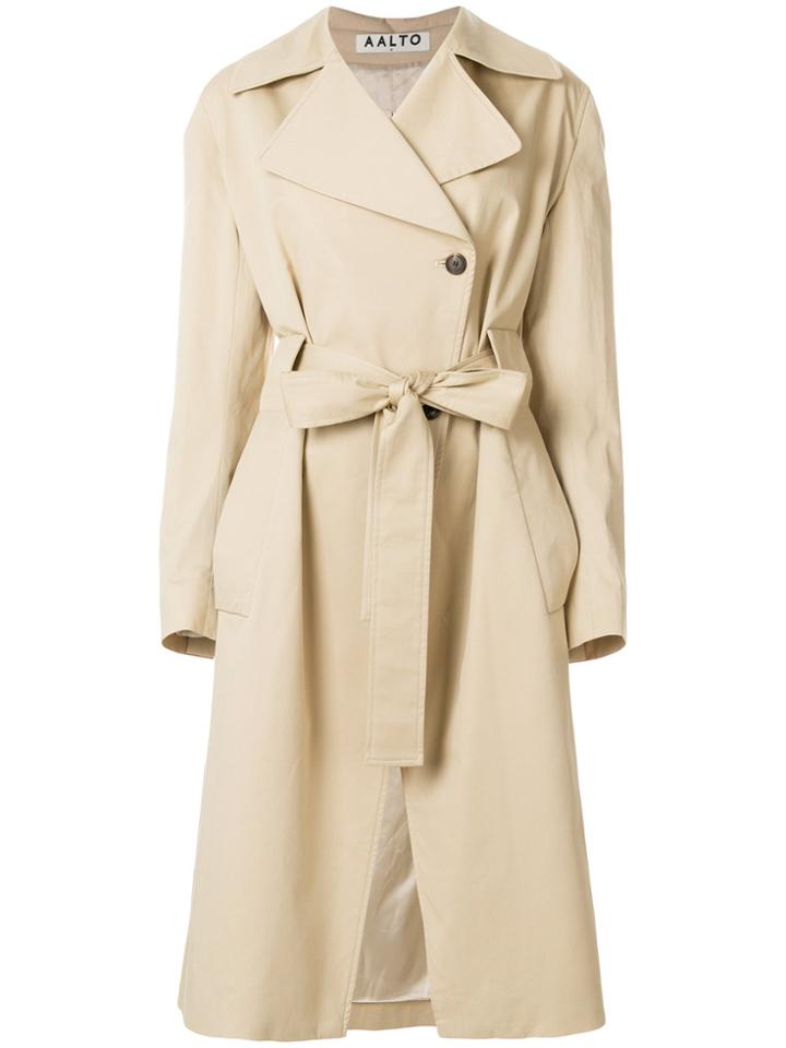 Aalto Belted Trench Coat - Nude & Neutrals