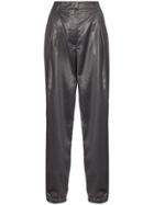 Tibi High-waisted Tapered Trousers - Black