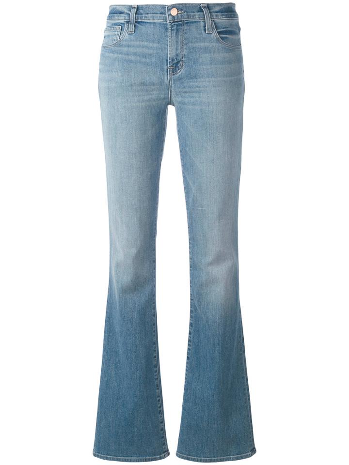 J Brand - Flared Jeans - Women - Cotton/polyurethane - 24, Blue, Cotton/polyurethane
