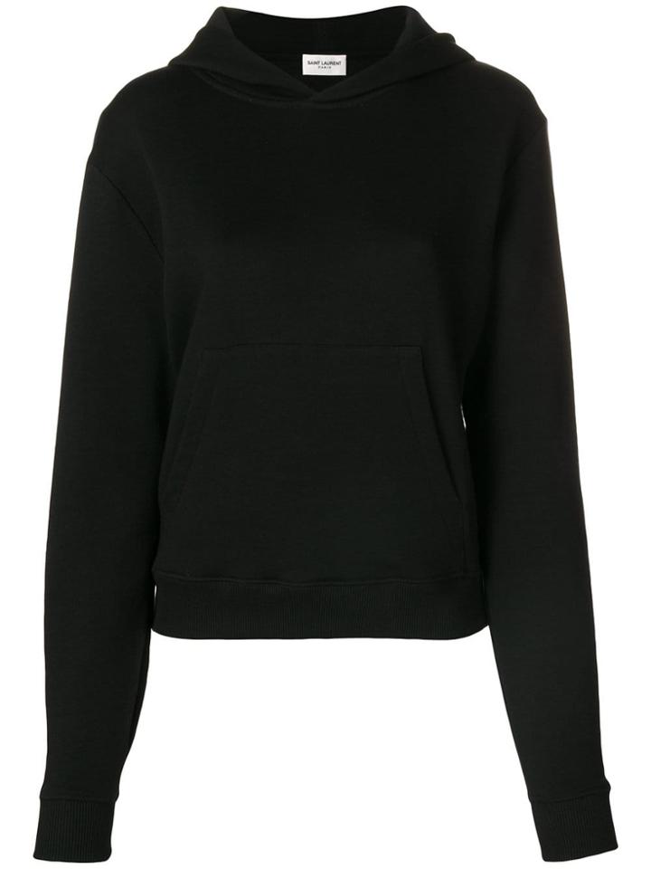 Saint Laurent Hooded Sweatshirt - Black