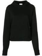 Saint Laurent Hooded Sweatshirt - Black