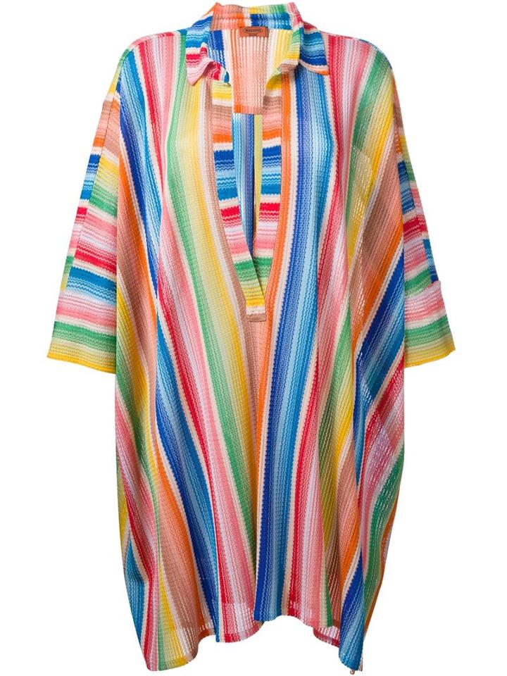 Missoni Striped Knit Tunic, Women's, Size: L, Viscose