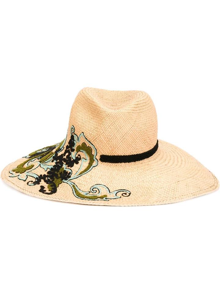 Etro Embroidered Paisley Hat