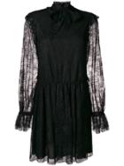 Philosophy Di Lorenzo Serafini Long Sleeve Lace Dress - Black