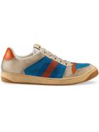 Gucci Screener Leather Sneaker - Neutrals