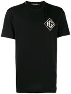 Dolce & Gabbana Dg Logo Embroidered T-shirt - Black