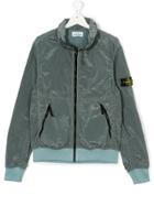 Stone Island Junior Stowaway Hood Zip Jacket - Grey