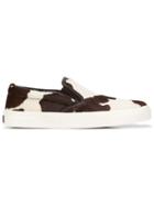 Gucci Cowhide Slip-on Sneakers - Brown