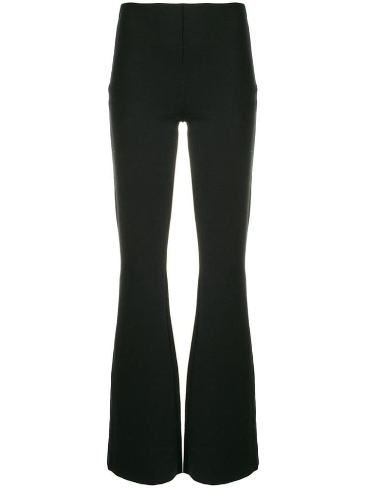 Moschino Flared Knit Trousers - Black