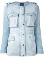 Jacob Cohen - Light-wash Denim Jacket - Women - Cotton/polyester/spandex/elastane - 42, Blue, Cotton/polyester/spandex/elastane