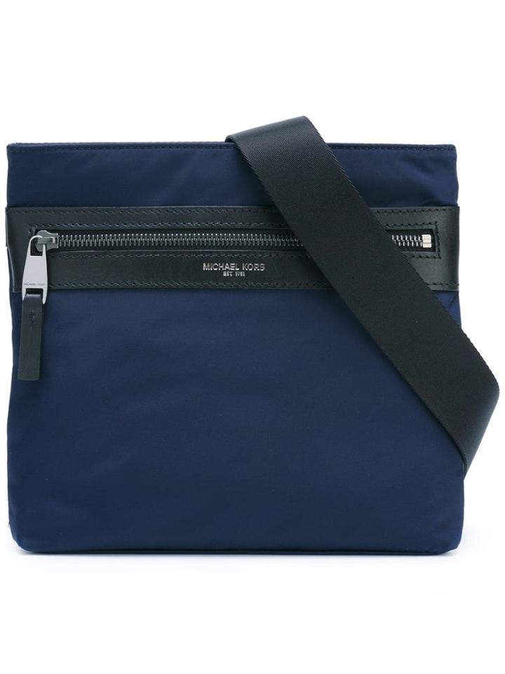 Michael Kors Collection 'kent' Messenger Bag - Blue