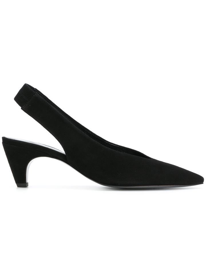 Kennel & Schmenger Pointed Slingback Pumps - Black
