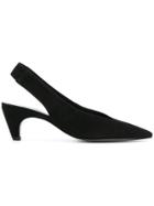 Kennel & Schmenger Pointed Slingback Pumps - Black