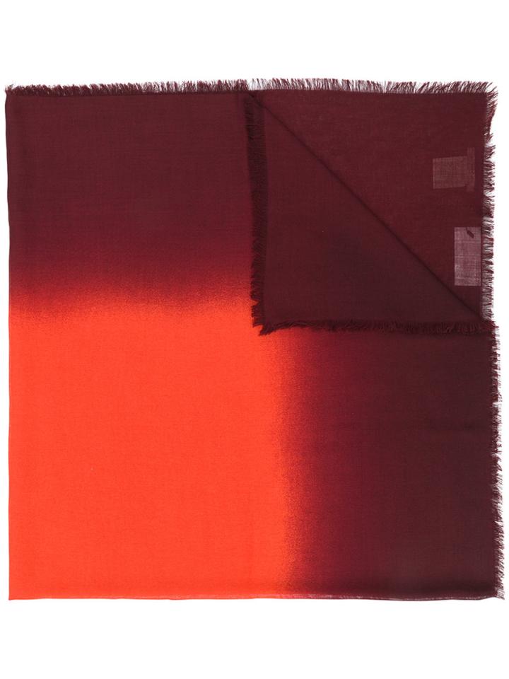 Bottega Veneta Faded Scarf - Red