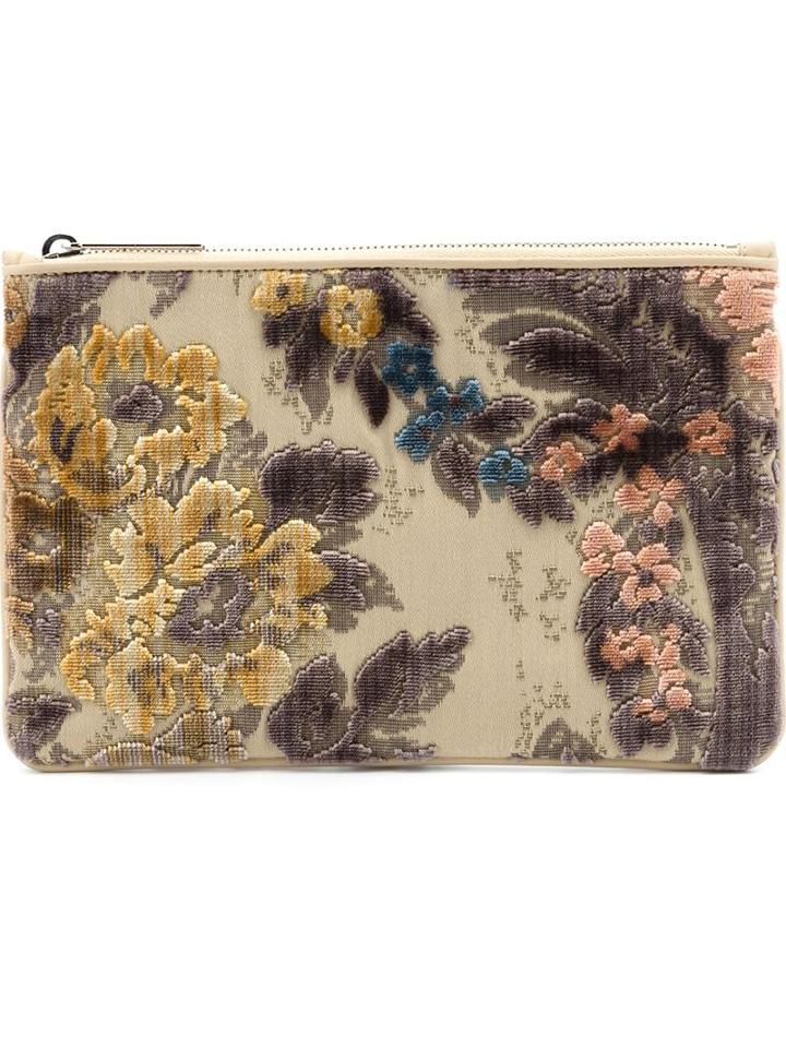 Hayward Tapestry Clutch, Women's, Pink/purple