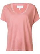 The Great Scoop Neck T-shirt, Women's, Size: 1, Pink/purple, Cotton