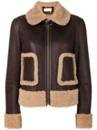 Chloé - Shearling Jacket - Women - Calf Leather/lamb Skin - 40, Brown, Calf Leather/lamb Skin
