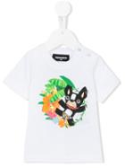 Dsquared2 Kids - Dog Print T-shirt - Kids - Cotton - 36 Mth, White
