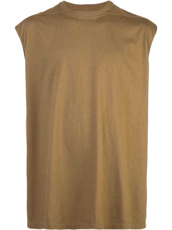 Rick Owens Sleeveless Tank Top - Brown