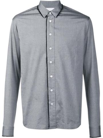 F.s.z Classic Button Down Shirt, Men's, Size: Medium, Grey, Cotton
