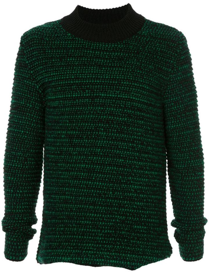 Namacheko Crochet Knit Jumper - Black